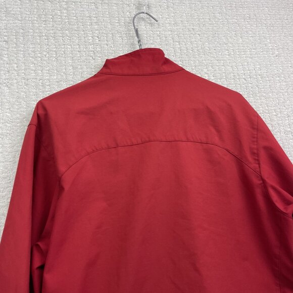 MEC Mountain Equipment Co-op Ultra Light Soft shell Tech Jacket Red Mens L - Picture 15 of 16